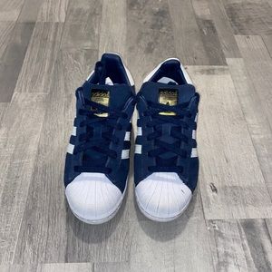Navy Adidas Shell toes